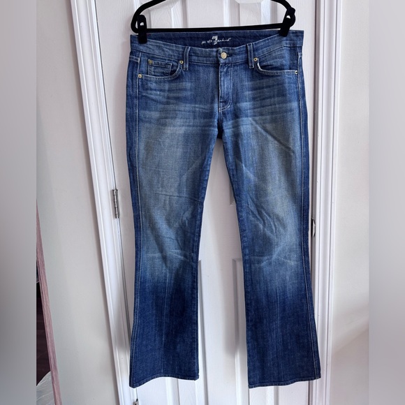7 For All Mankind Denim - 7 For All Mankind "A" Pocket Low Rise Bootcut Jeans Size 32